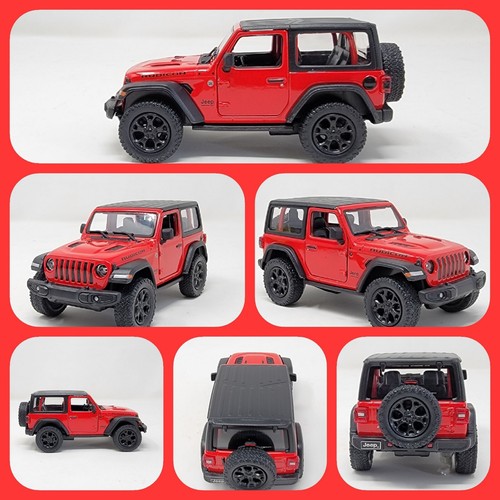 kinsmart toys 2018 jeep wrangler rubicon with black top scale 1:36 - Picture 3 of 38