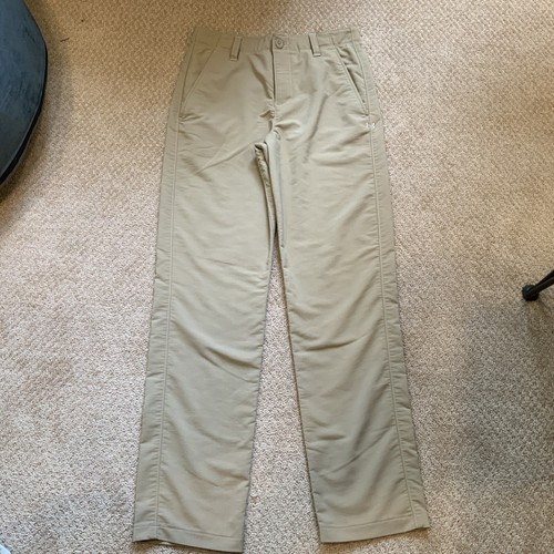 Under Armour Boys 14 Chino Performance Pants Loose 28” Inseam
