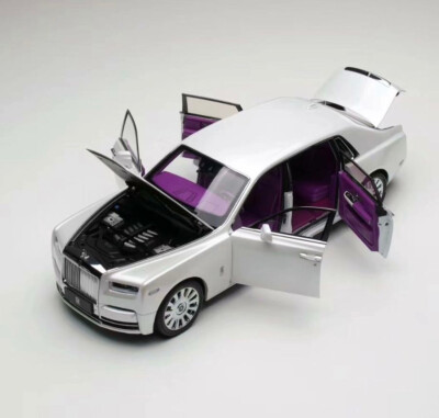 1/18 Rolls Royce Phantom 2023 all new limited White Diecast
