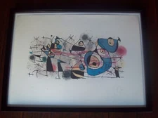 Authentic Original Joan Miro 1974 Ceramiques de Miro Hand-Signed Lithograph