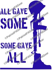 Support Our Troopsveteran9x12all Gave Somesome Gave Allmilitaryvinyl Decal
