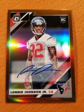 2019 Donruss Optic Rookies Auto Bronze #126 Lonnie Johnson Jr. Texans