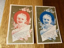 2 - Wheeler & Wilson Trade Card - Baby Pictures - Boston, MA.  P75