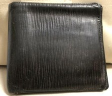 RRL DOUBLE RL Leather Folding Wallet mens Card Case Dark Brown from JP USED