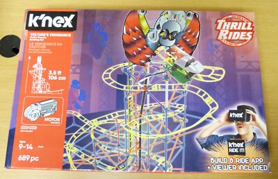 K'nex Vulture's Vengeance Roller Coaster Thrill Rides - Set 17447 NEW SEALED BOX