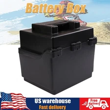 BATTERY BOX Automotive ATV Go Kart Scooter Moped Batteries Plastic Storage NEW