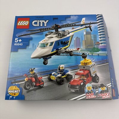 Lego City 60243 Police Helicopter Chase Retired Completely With Instructions