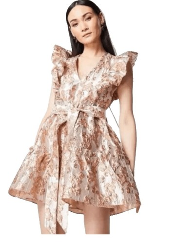 floor length dressing robe Luxury Bridal Robe — Feather Sleeves & Train