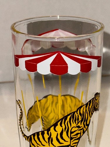 SELTENE Erdnussbutter Glas Karussell mit Tiger springt auf und ab 10 Unzen EUC - Bild 7 von 9