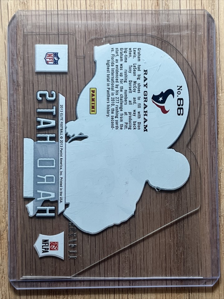 2013 Panini Elite Rookie Hard Hats #66 Ray Graham 114/299 Houston ...