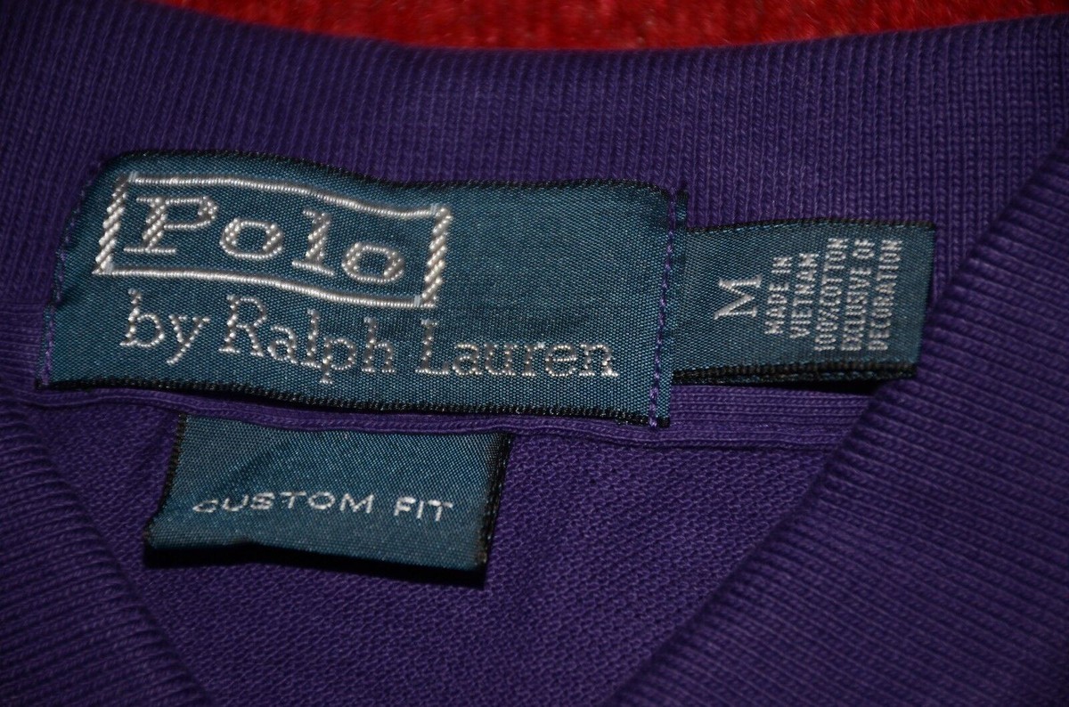 Polo Ralph Lauren 100% Cotton Custom Fit Plain Mesh Shirt