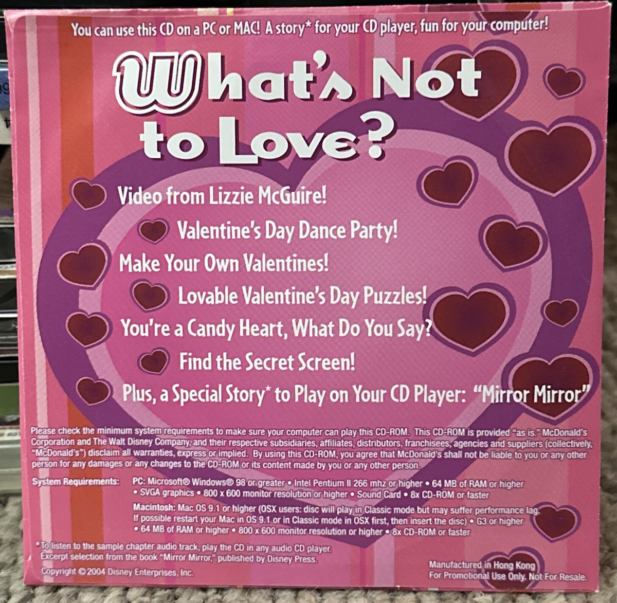 Lizzie McGuire - I Love Lizzie - What's Not To Love - McDonalds