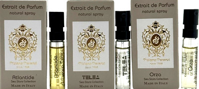 TIZIANA TERENZI SEA STARS COLLECTION VIALS EXTRAIT 0.05 Oz / 1.5 ml LOT OF 3 PCS