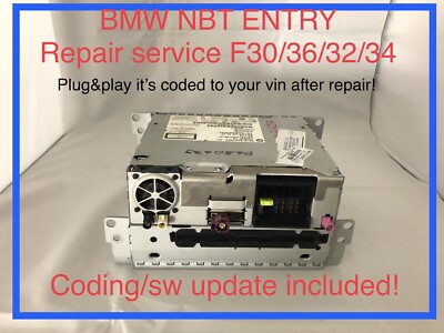BMW F30 NBT Entry Head Unit Repair Service 9290998, 9299097, 9341083 OEM