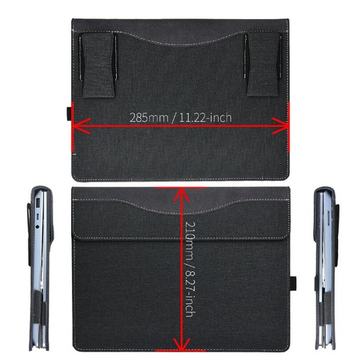 Für Microsoft Surface Laptop Go 1 2 3/12,4" Luxus PU Leder Tasche Hülle - Bild 6 von 14