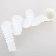 1Pcs Bathtub Drain Pipe 80cm Expandable Tubing Flexible Drainage Hose