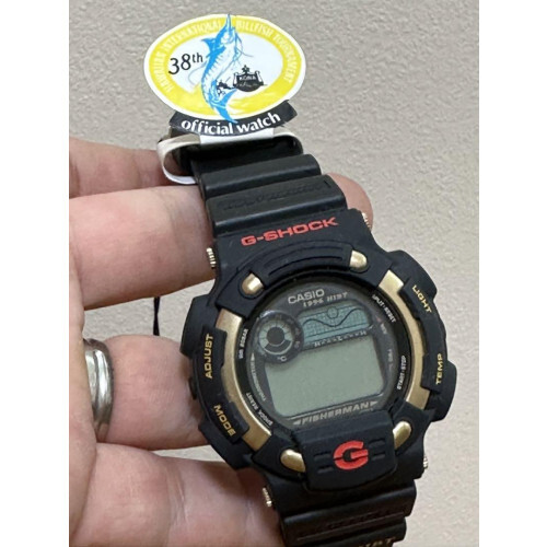 Casio G-shock HIBT Fisherman DW-8600IJ-9 black mens watch HIBT