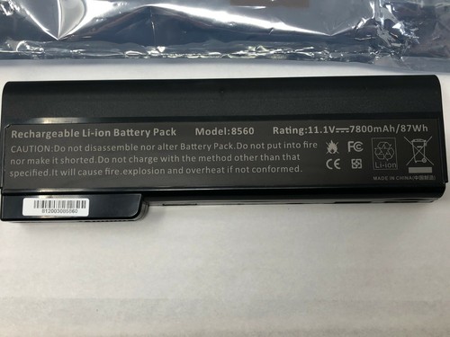 HP EliteBook 8560 Rechargeable Li-ion Battery Pack 11.1V 7800mAh/87Wh - Picture 2 of 3
