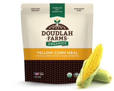 Organic Yellow Cornmeal - 5lb, Regeneratively Farmed in the USA Vegan, Non-GMO