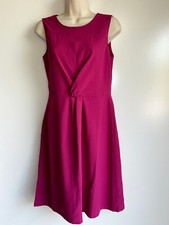 NWT J.CREW Knot Front Raspberry Sleeveless Sheath Dress Size 0