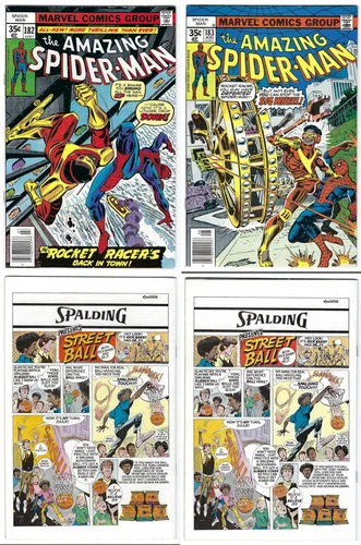 1978 VF+ Amazing Spider-Man #182 & 1 83: 1st appearance of Jackson Wheele