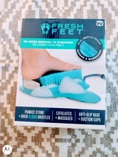 New Foot Massager/Exfoilate w/Anti Bacterial Bristles