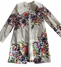 Bnwt Fenn Wright Manson Floral Collarless Jacket Size 8