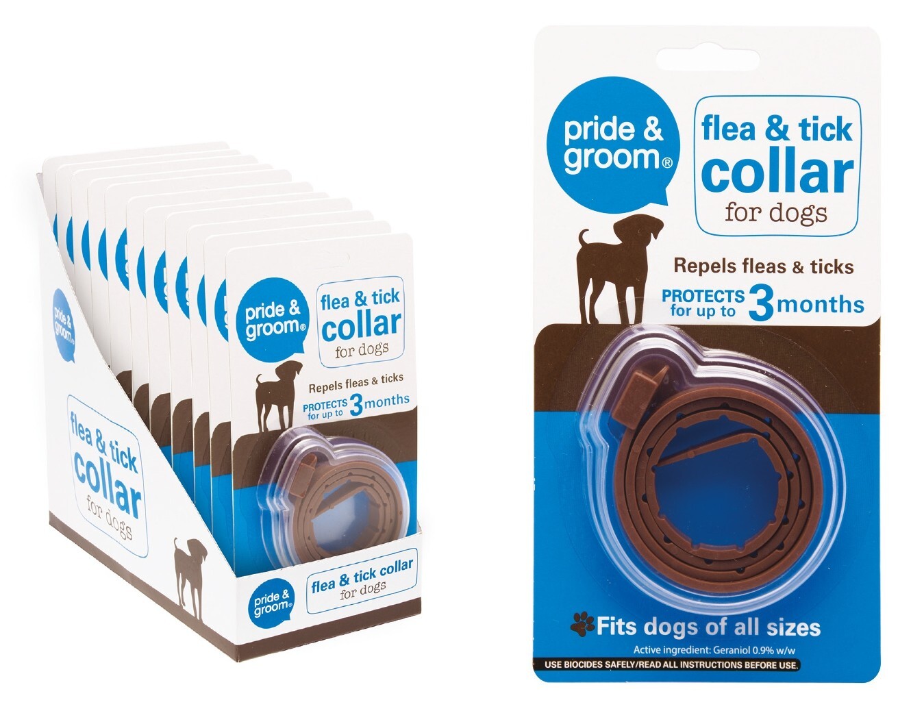 Pride & Groom Flea & Tick Insect Repellent Collar 3 Months for Dogs Puppies - Image 4