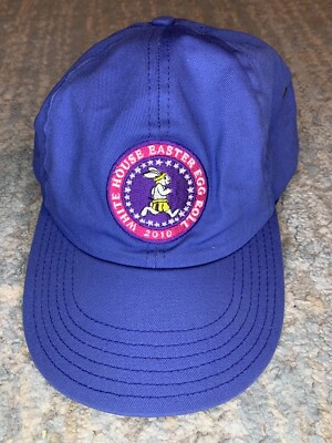 2010 White House Easter Egg Roll Official Event Blue Cap Hat Snapback  USA