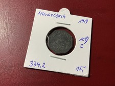 Meuselbach (Thuringia) 10 Pfennig Emergency Money 1919 Zinc