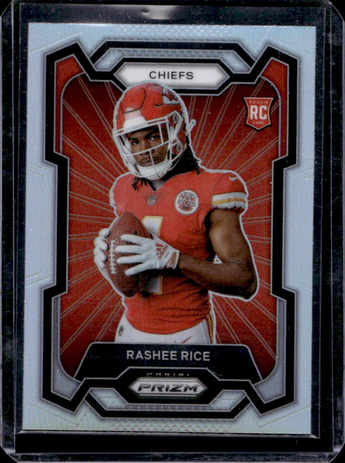 2023 Prizm Rashee Rice Rookie Variations RC Prizm Silver #326 Chiefs