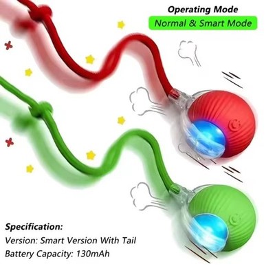 Automatic Rolling Ball Smart Cat Dog Toy Electric Pet Self-moving Game