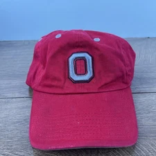 Ohio State Buckeyes Hat OSU Cap Hat Red Cap Adjustable Red Adult Size Hat