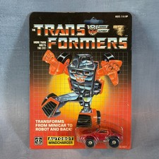 Vintage 1984 Transformers G1 Windcharger Autobot Minicar Hasbro Sealed Card