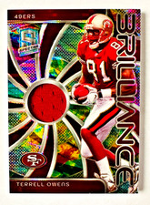 2024 Panini Spectra Terrell Owens Jersey Card Brilliance Celestial SP #/75 49ers