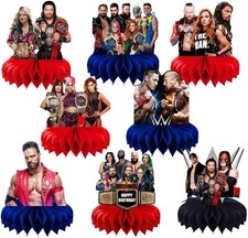 8Pcs Wresting Table Centerpiece Birthday Party Supplies Table Decorations