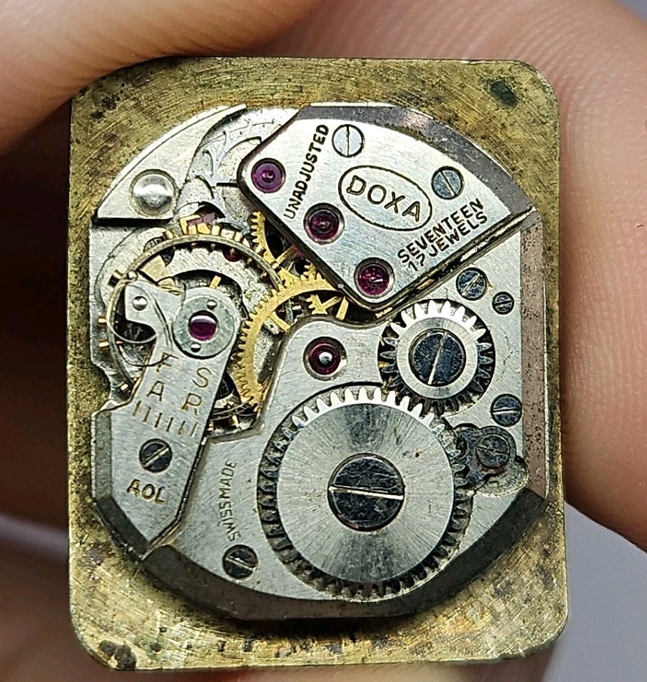 スイス - DOXA製アンティーク自動車/航空機用時計、1910年頃 Doxa Watch Movement 17J Swiss Manual Wind For Parts/repair | eBay