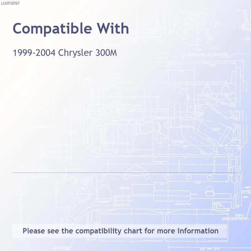 6 piezas. Borde de poste de pilar cromado FX de lujo para Chrysler 300M 1999-2004 Foto 3 de 4