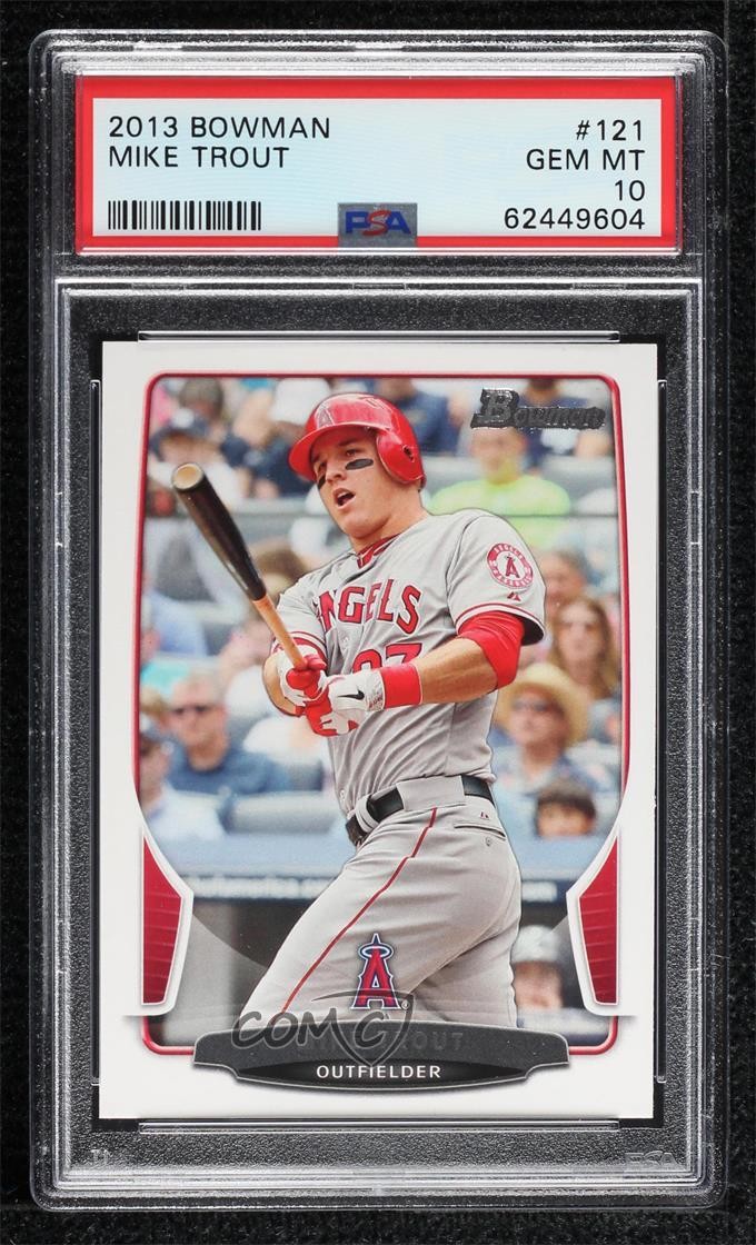 Bowman Mike Trout front