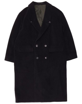 Profilo Herren Zweireiher Mantel UK 40 Large Navy Blau DK01