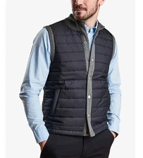 Mid Grey  ~ BARBOUR MEN’S ESSENTIAL GILET VEST MSRP$195 COZY + BRITISH Heritage