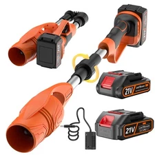 Leaf Blower Cordless with Battery and Charger, 390000 RPM, Folding & Lightwei...