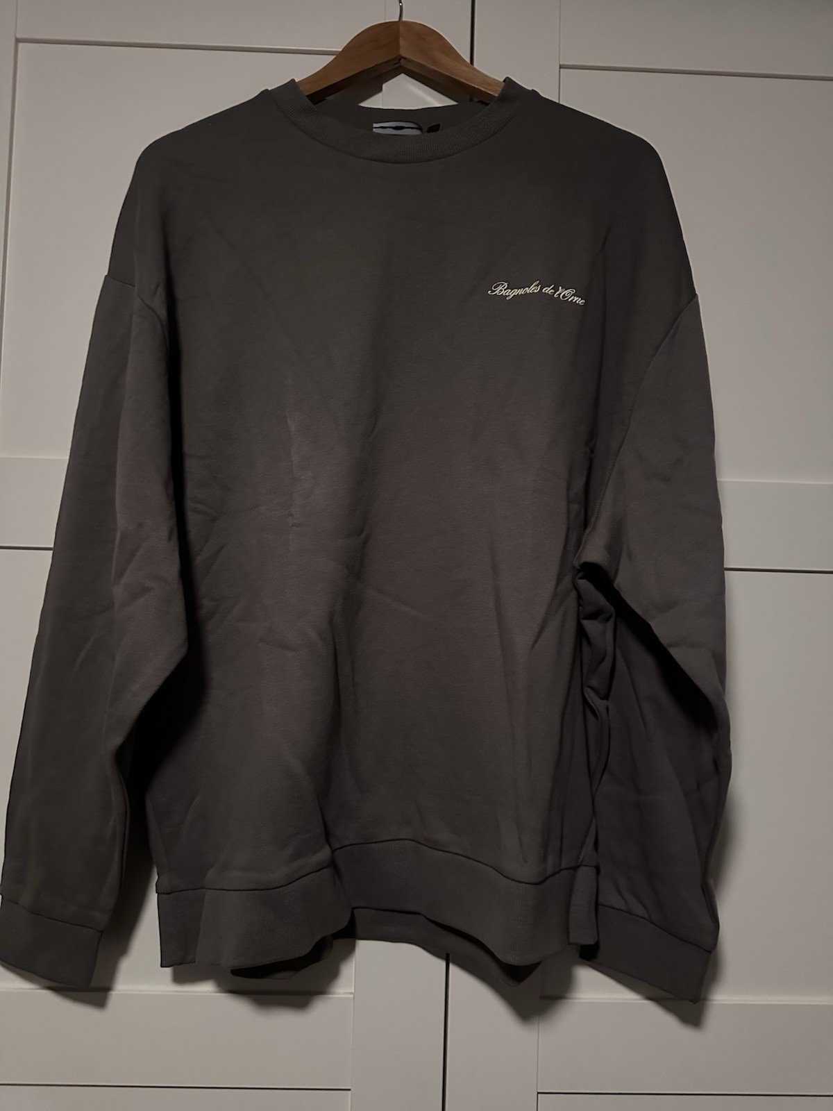 NEW Size XL ASOS Design Crew Neck Oversized Sweatshirt Soft Grey | eBay
