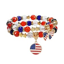 Beaded Bracelet for Women Boho Stackable Stretch Bracelet Jewelry Accessories