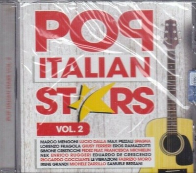 Cd POP ITALIAN STARS VOL. 2 Dalla Pezzali Nek Ruggeri Moro nuovo sigillato