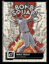 2022 Donruss #BS-8 Mike Trout Bomb Squad Vector