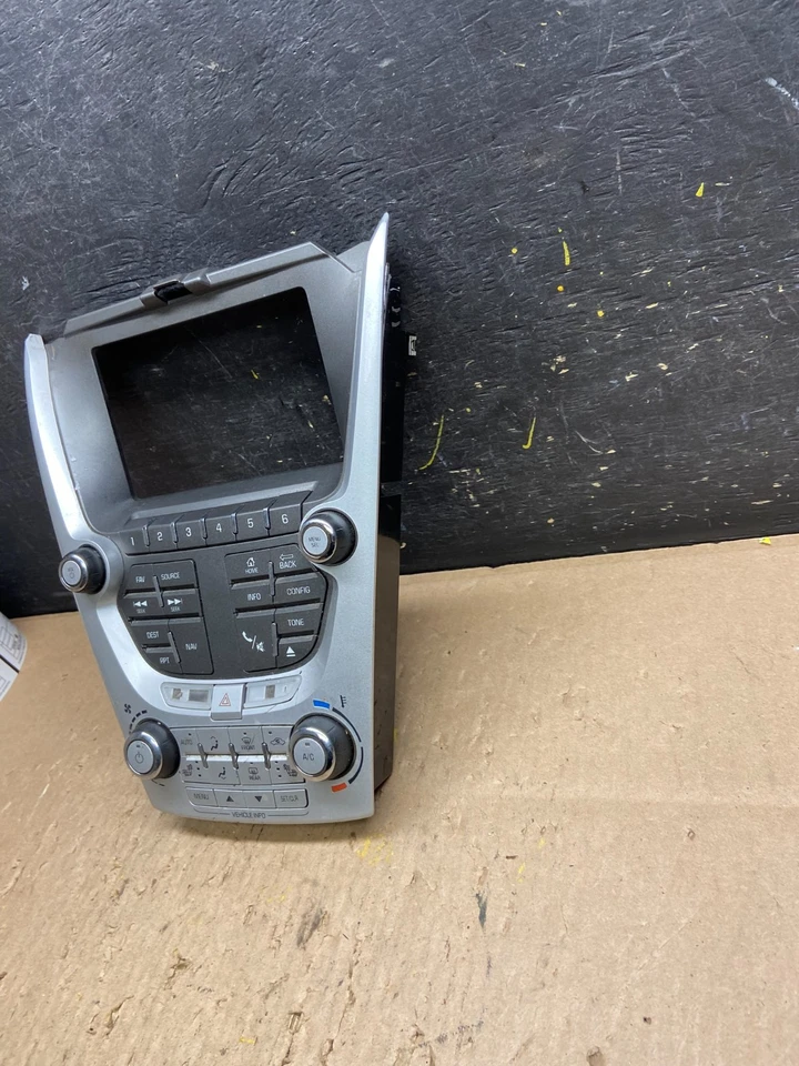 Chevy Equinox Terrain 2012-2015 radio cara panel de control climático bisel T6354 DG Foto 4 de 4