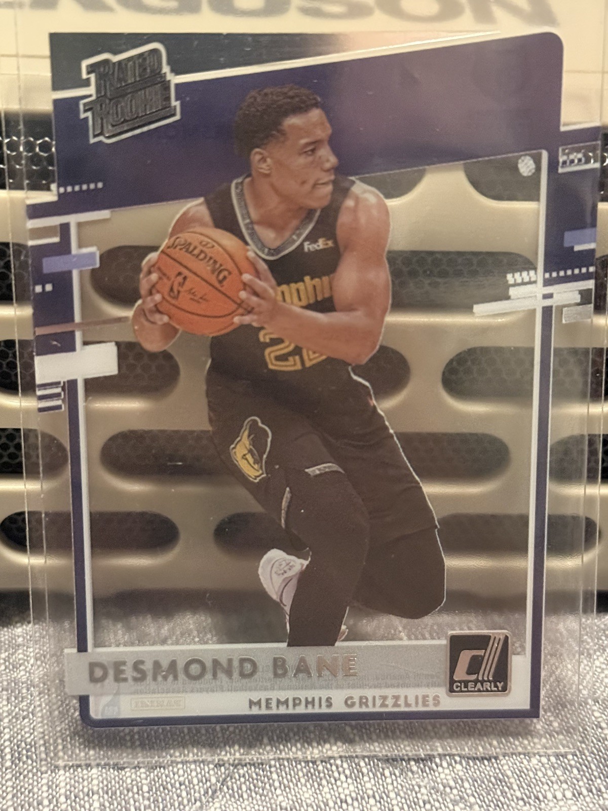 2020-2021 Clearly Donruss Desmond Bane Rated Rookie #76 Grizzlies