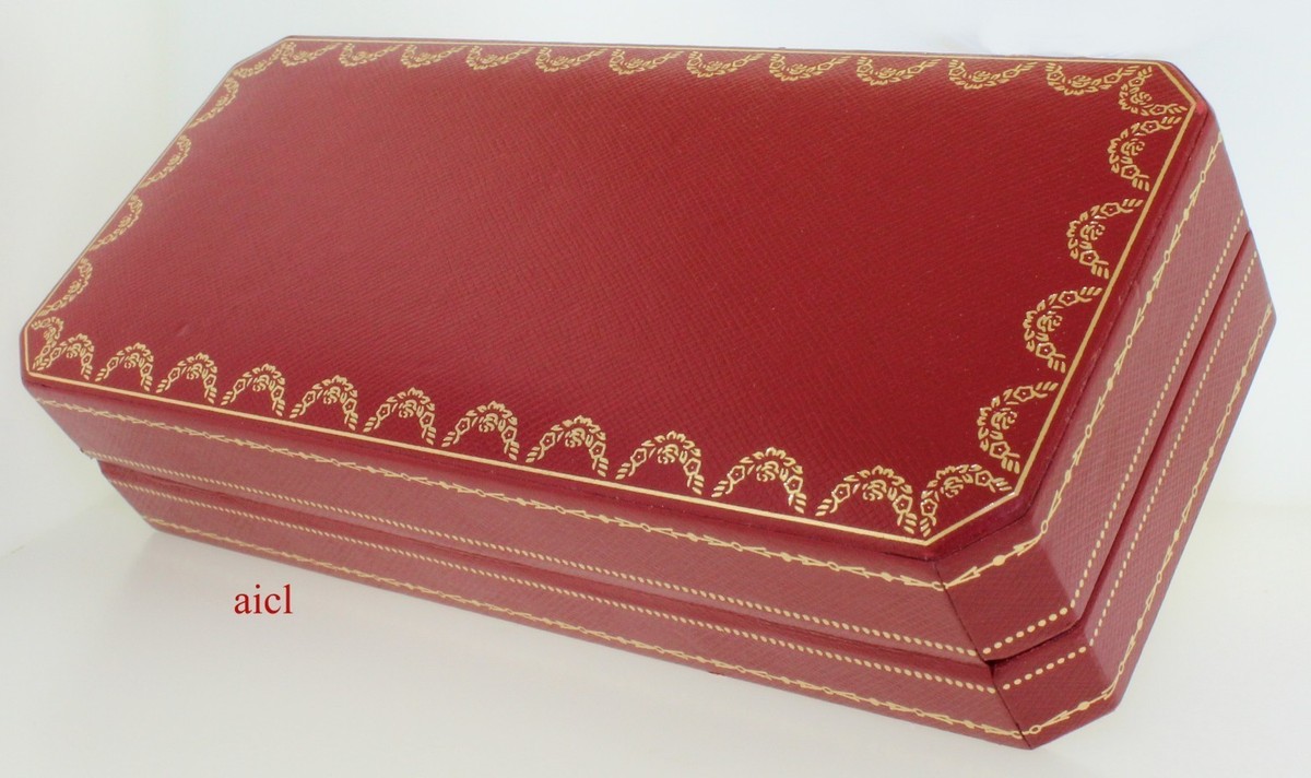GENUINE CARTIER JEWELRY CASE 7x3⅛
