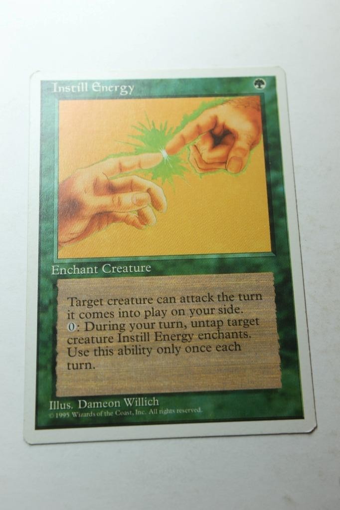 MTG Instill Energy x1- -Fourth Edition-Lightly Played